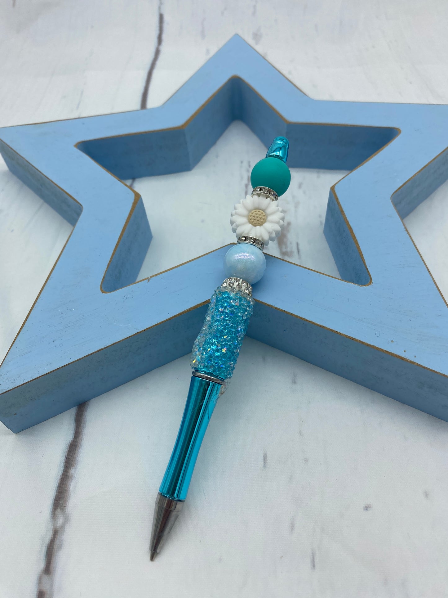 Blue Flower Pen