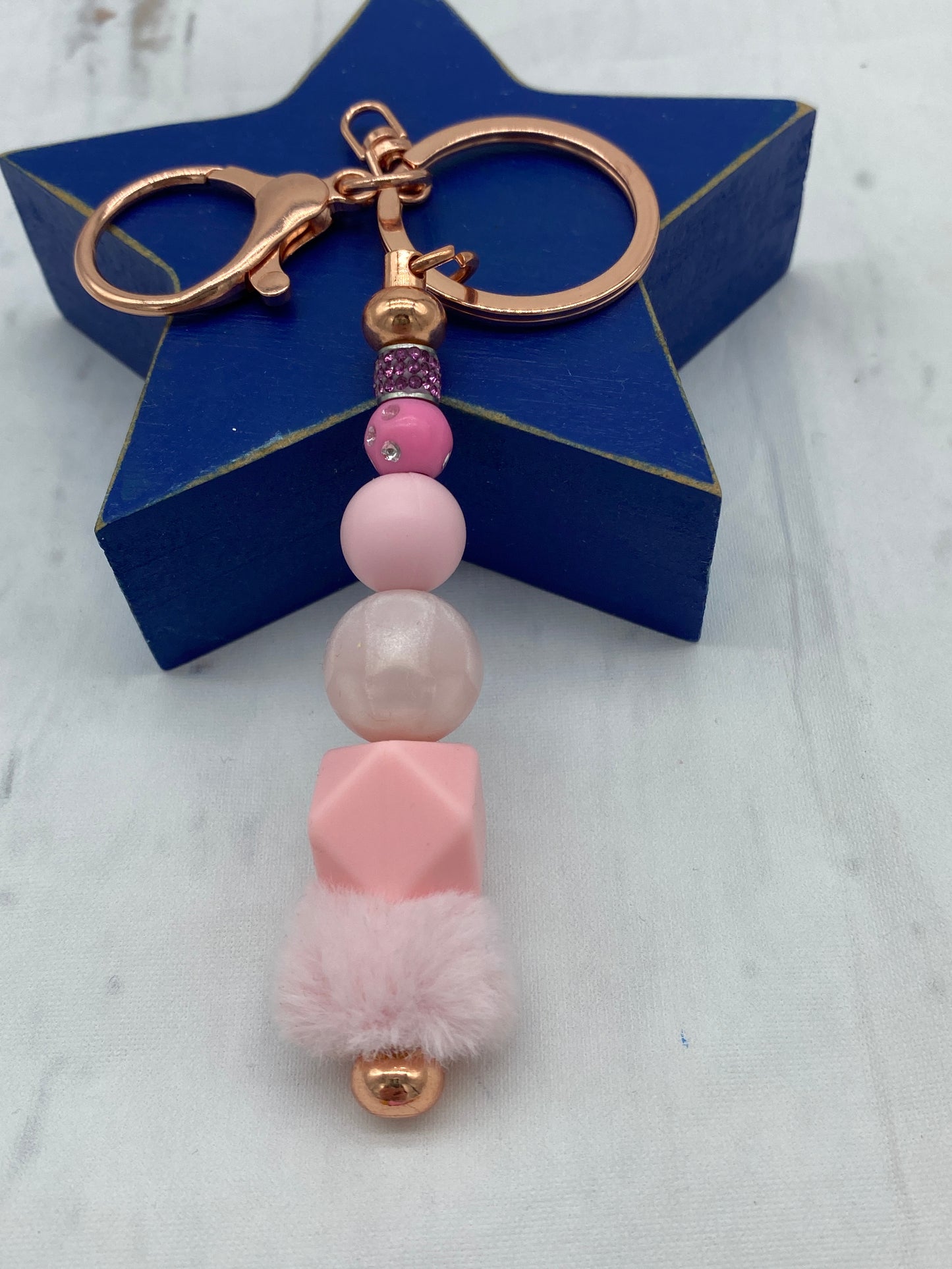 Pretty Pink Keychain