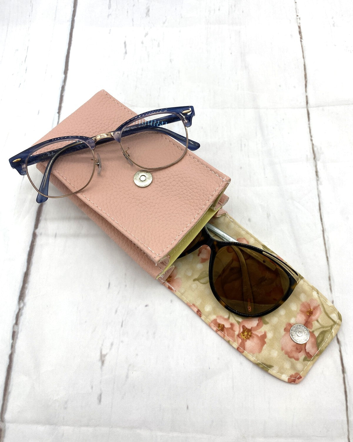 Dusty Pink Double Vision Glasses Case