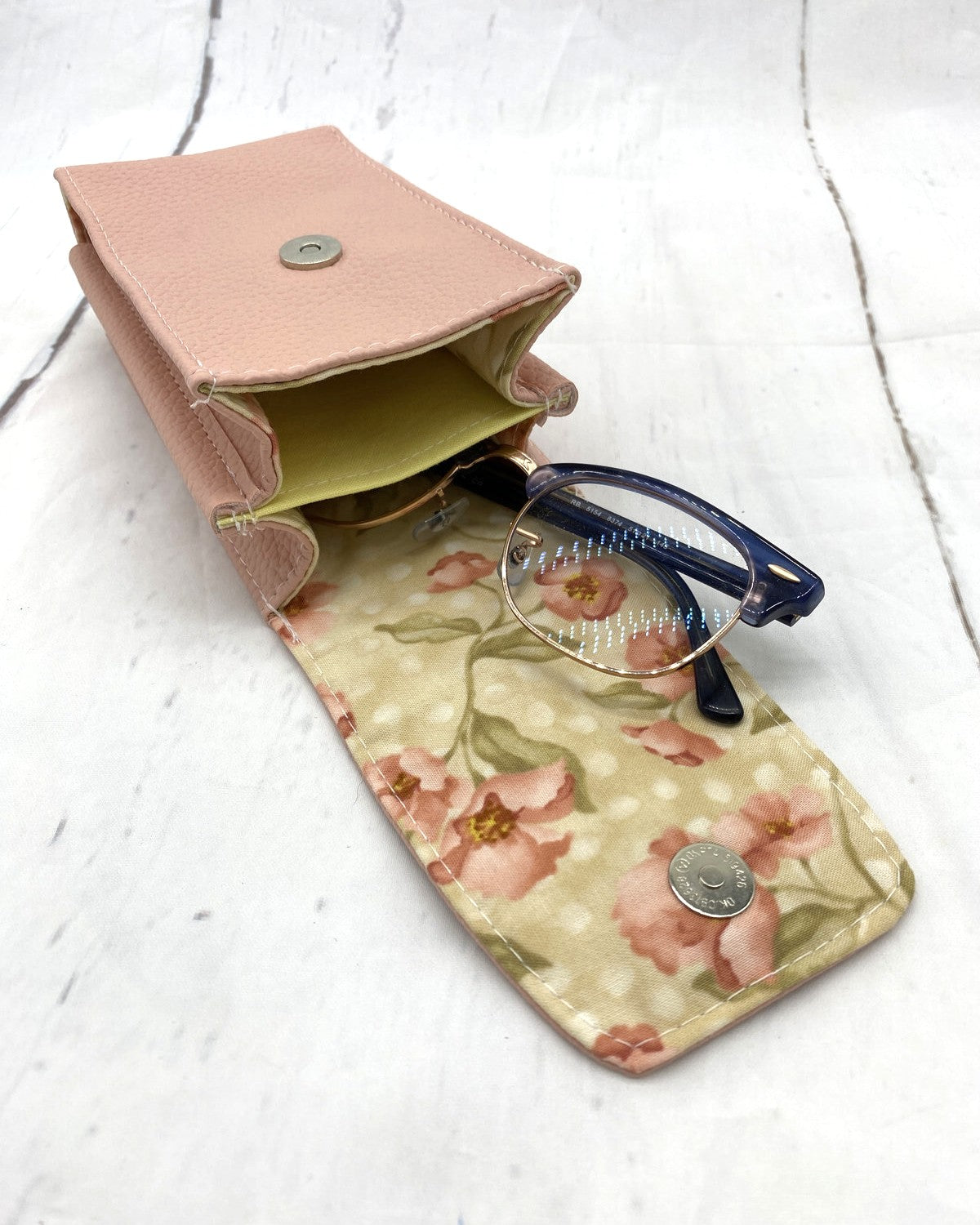 Dusty Pink Double Vision Glasses Case