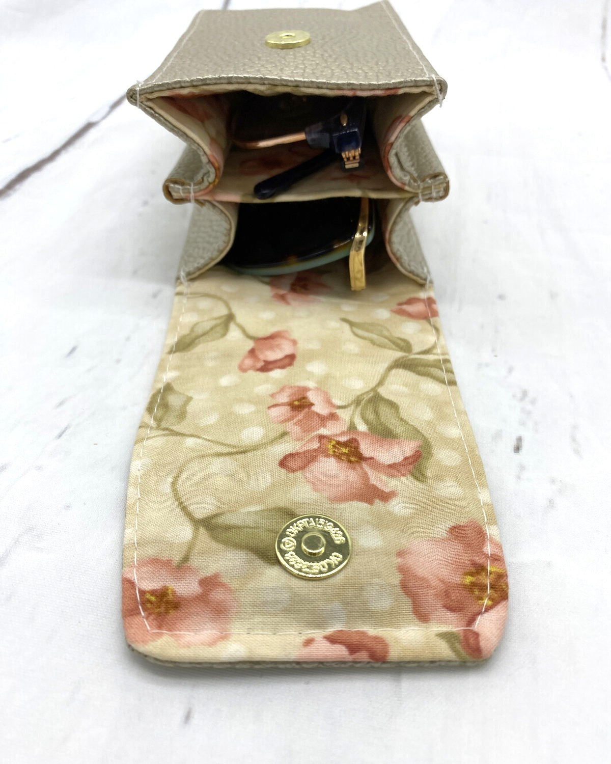 Gold Double Vision Glasses Case