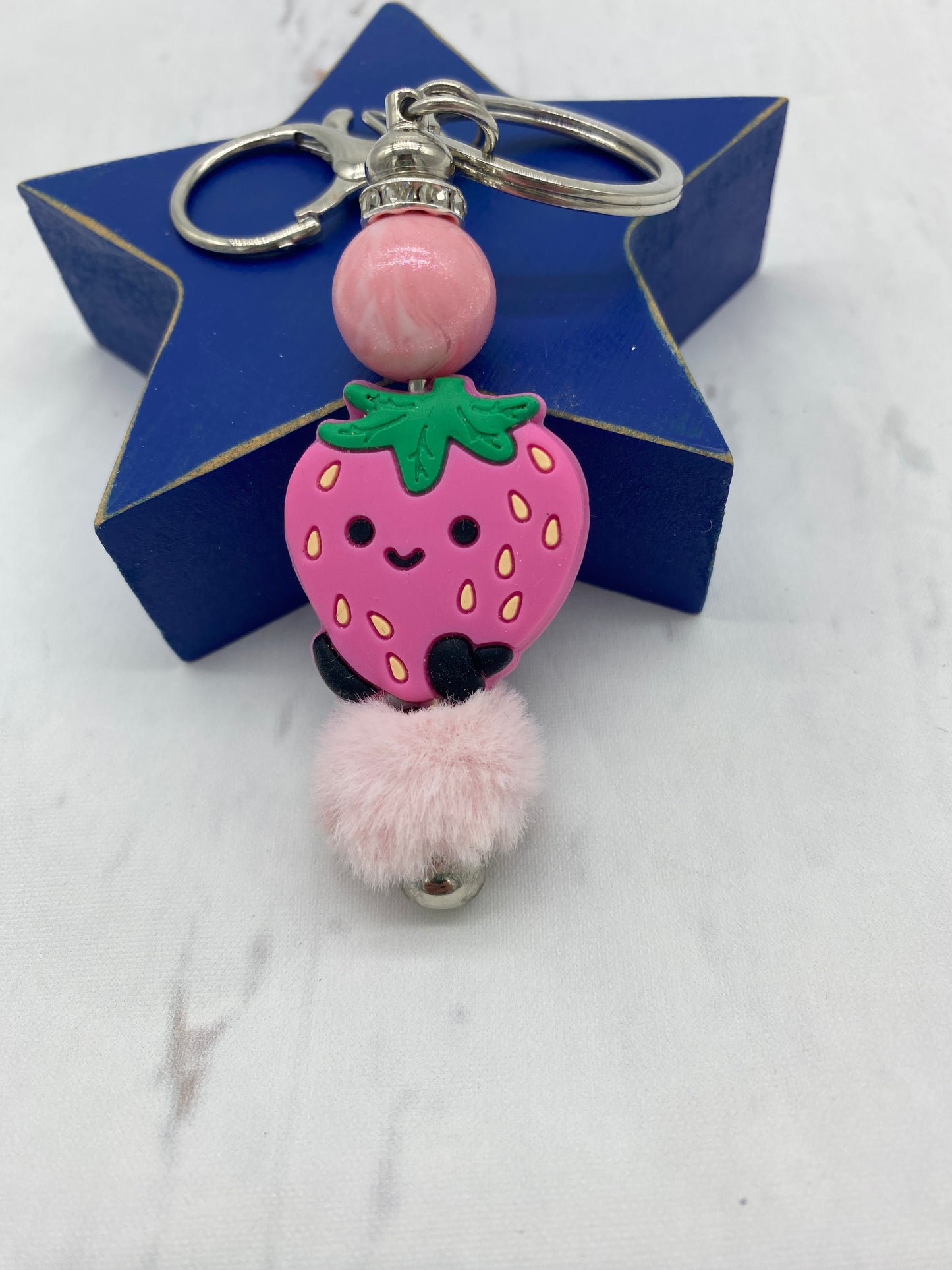 🍓 Strawberry Sweet Keychain