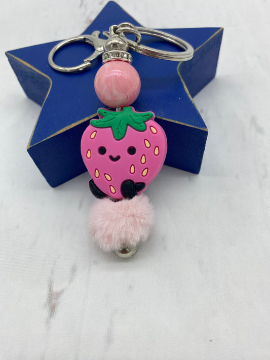 🍓 Strawberry Sweet Keychain