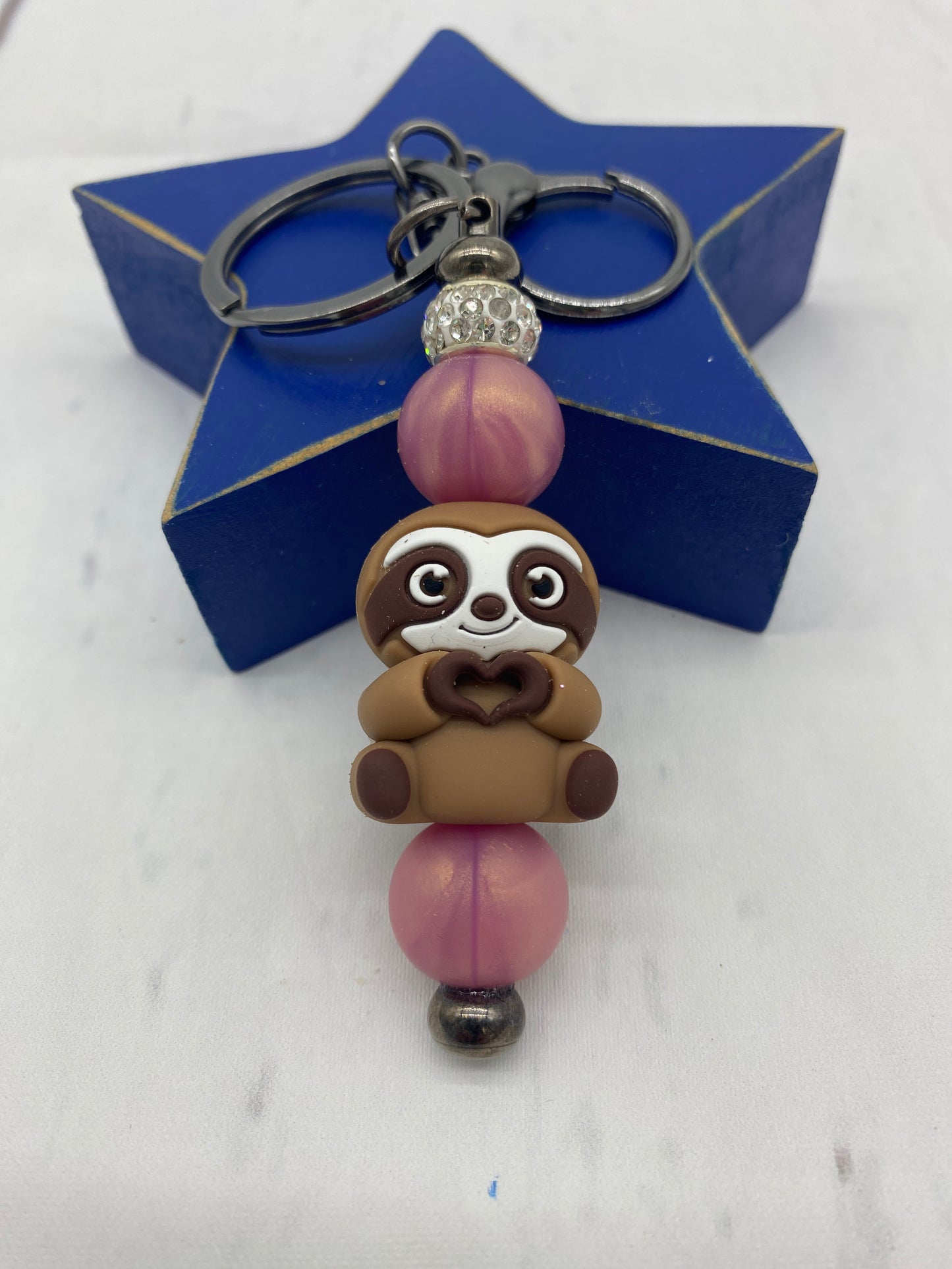 Shiny Sloth Keychain