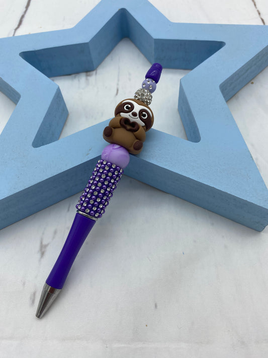 Purple Sloth Pen