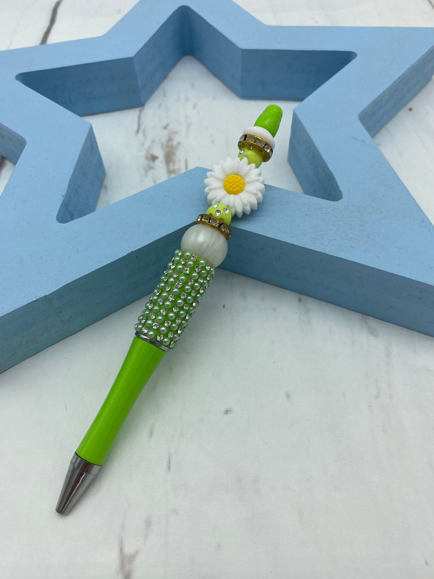 Green Flower Pen
