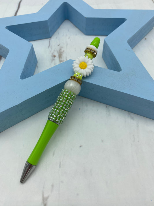 Green Flower Pen