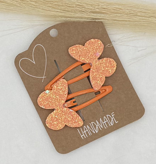 Glitter Butterfly Hair Clip