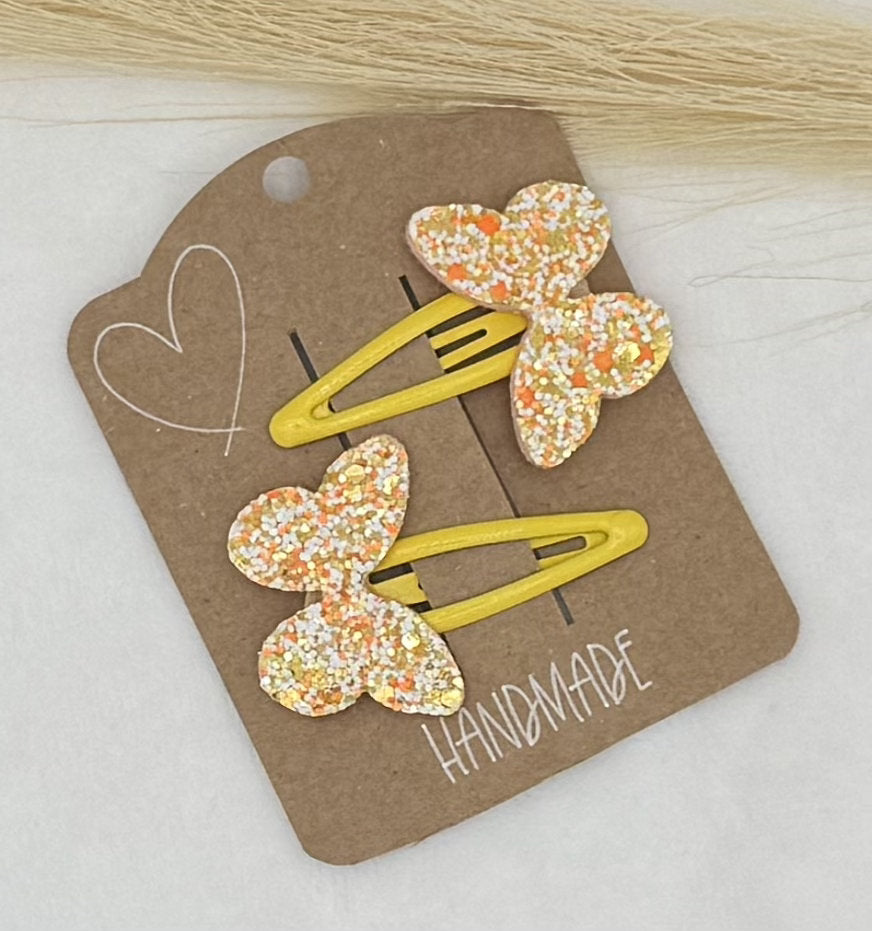 Glitter Butterfly Hair Clip