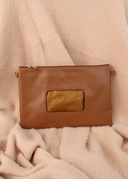 Tan Mumma Clutch